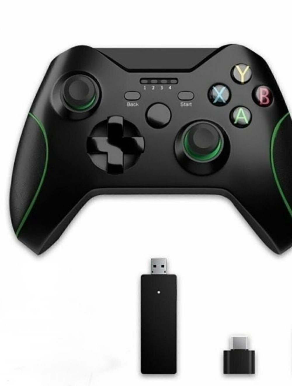 Black Wireless Controller for Xbox - Picture 2 of 3